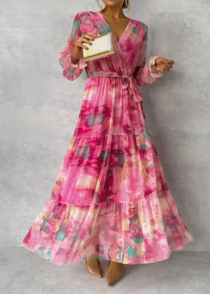 MW | Langärmeliges Sommerkleid in modernem Schnitt