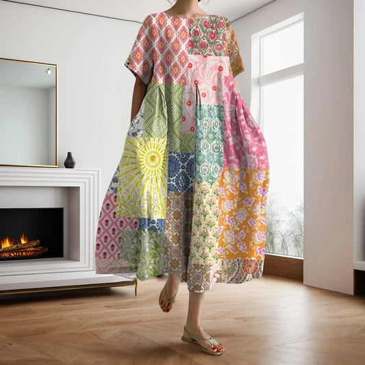 EM | Maxikleid mit Blumenmuster Lose