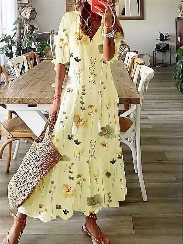 EM | Elegantes Sommer-Maxikleid