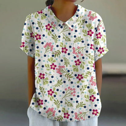EM | Bluse mit Blumendruck für Frauen