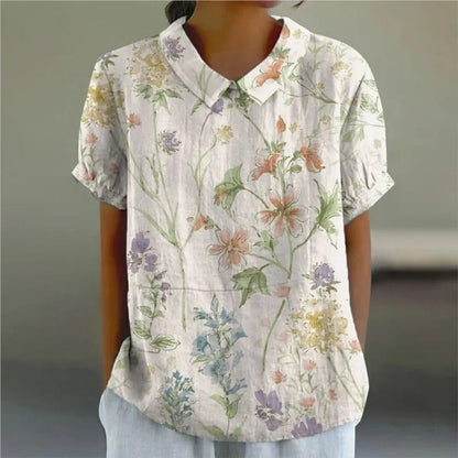 EM | Bluse mit Blumendruck für Frauen