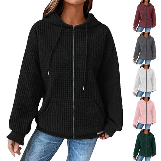 EM | Strukturierte Jacke mit Reißverschluss