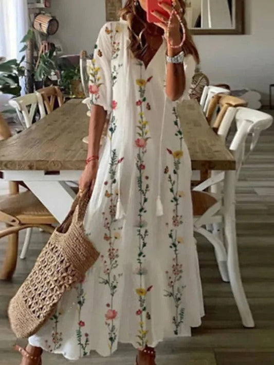 EM | Elegantes Sommer-Maxikleid