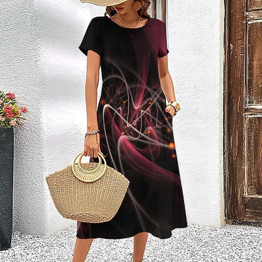 EM | Bedrucktes Midikleid