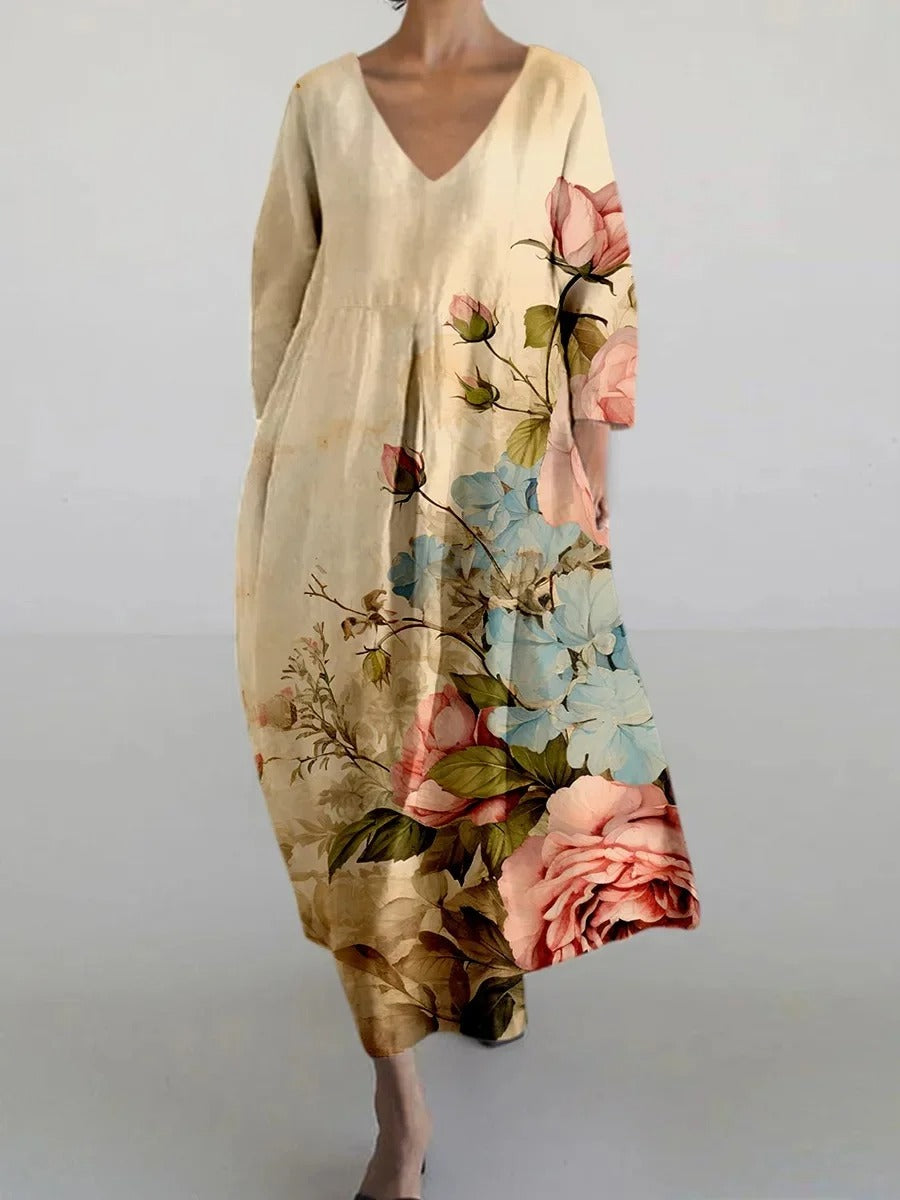 EM | Bedrucktes Maxikleid