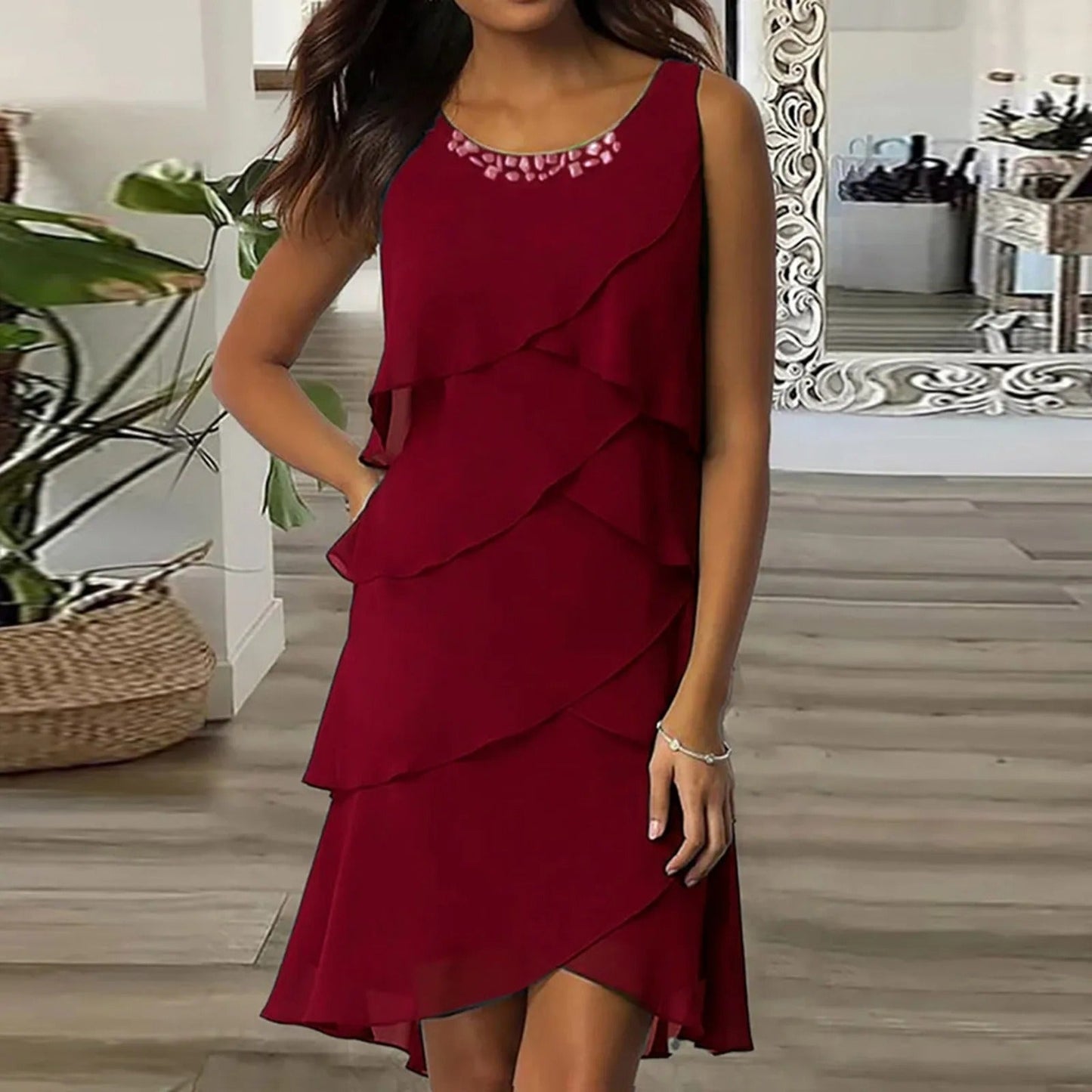 EM | Ärmelloses Maxikleid
