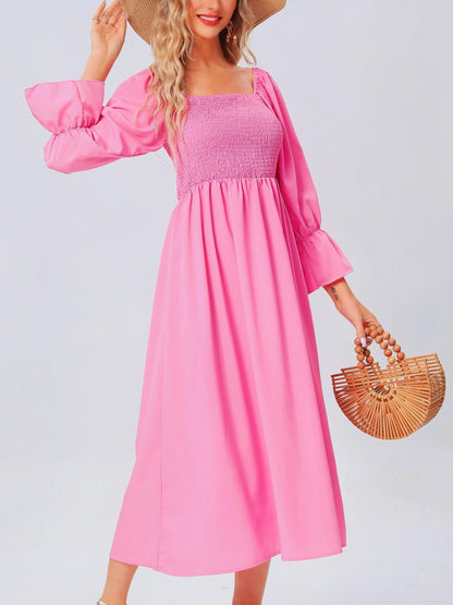 EM | Midikleid mit Puffärmeln