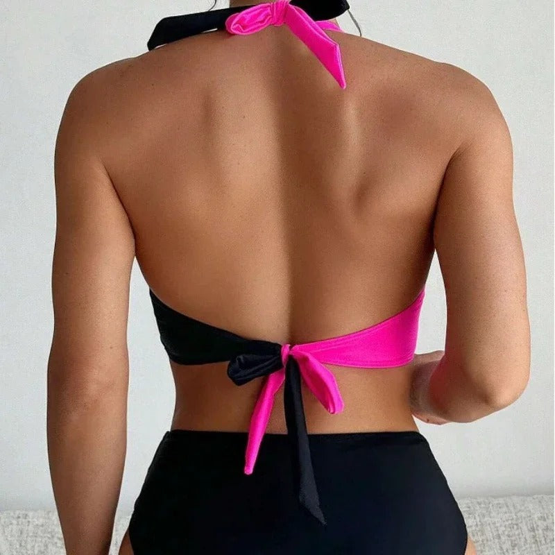 EM | Sexy Rückenfreies Bikini mit Kreuzgurt