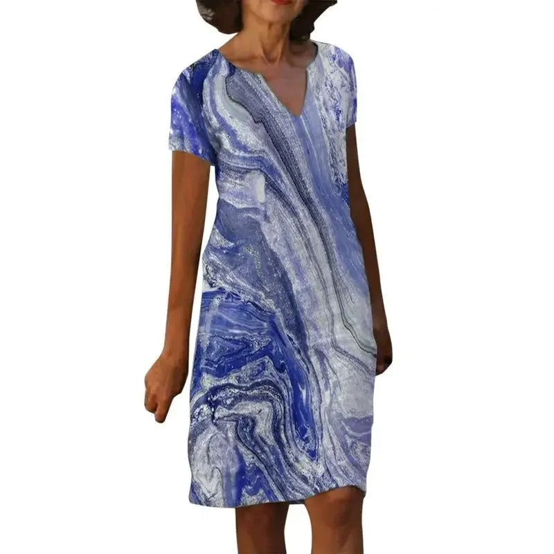 EM | Bedrucktes Midikleid