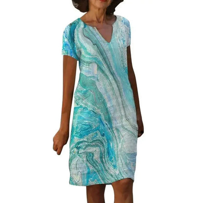 EM | Bedrucktes Midikleid