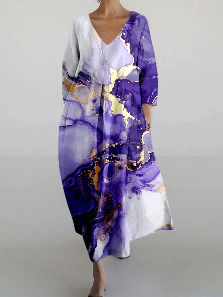 EM | Bedrucktes Maxikleid