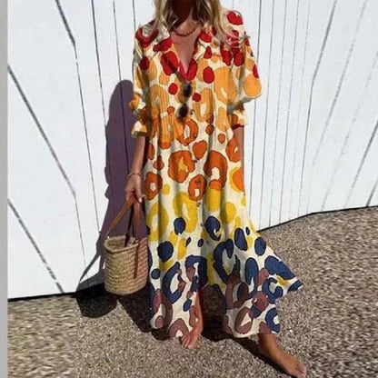 EM | Klassisches Boho-Maxikleid