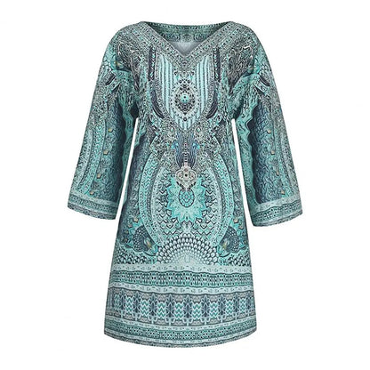 EM | Boho-Losse-Minikleid