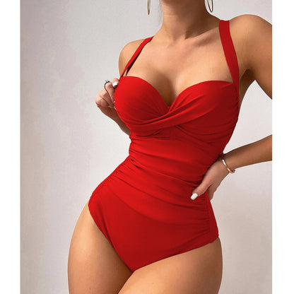 EM | Einteiliger Bikini mit verdrehter Front