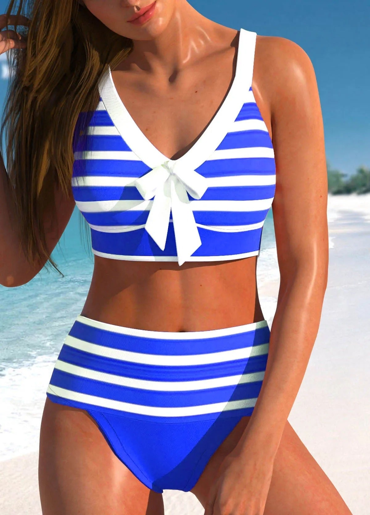EM | Eleganter bunter Sommerbikini