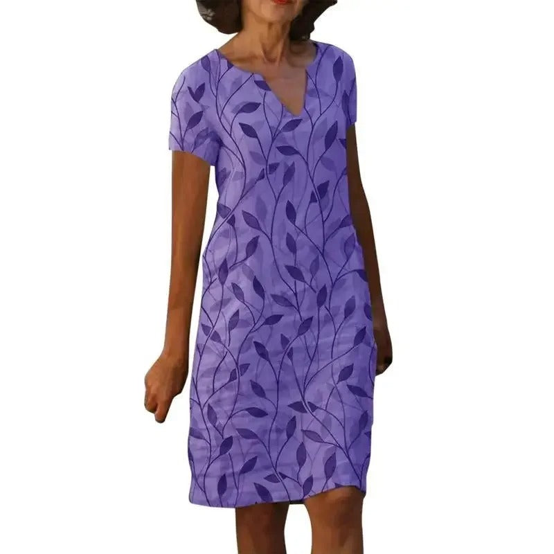 EM | Bedrucktes Midikleid