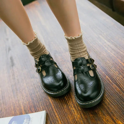 EM |  Flache Oxford-Schuhe im britischen Stil