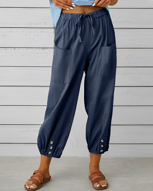 MW | Weite Hosen mit hoher Taille