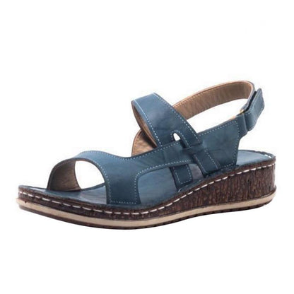 EM | Bequeme Keilsandalen mit verstellbaren Riemen