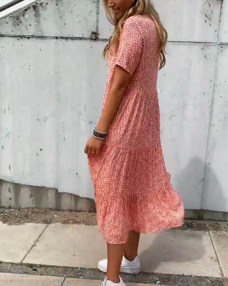 MW | Mira |Florales Midikleid
