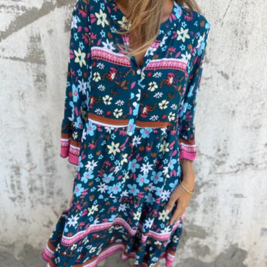 MW | Luxe Floral Maxi Kleid