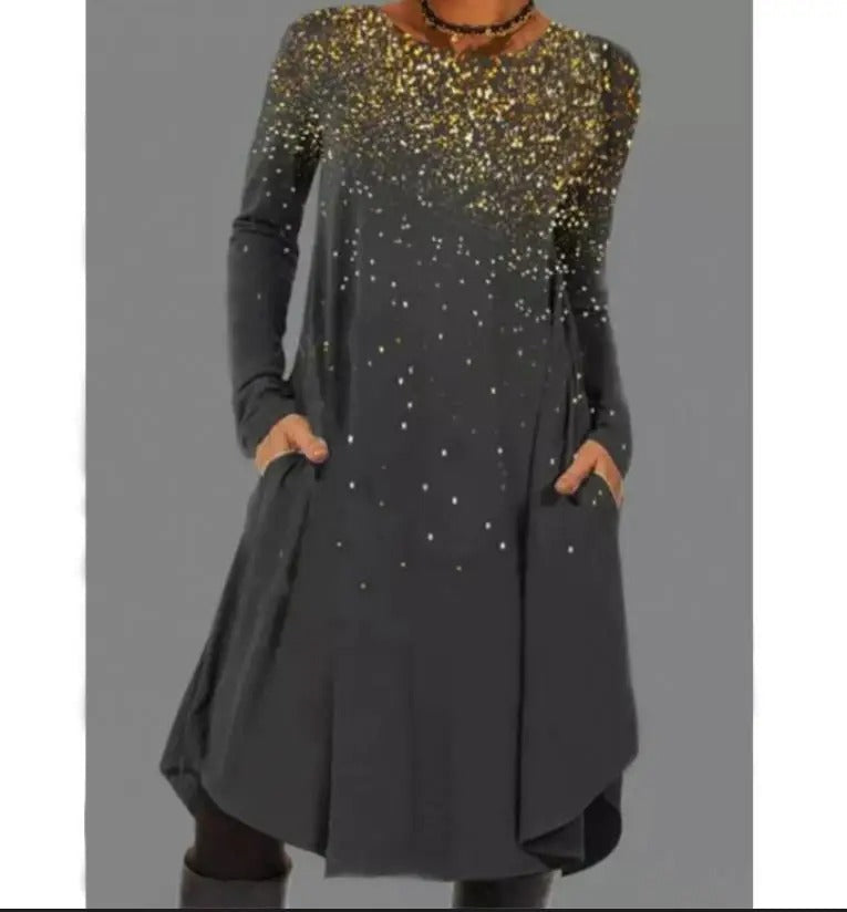 EM | Langärmeliges Midikleid