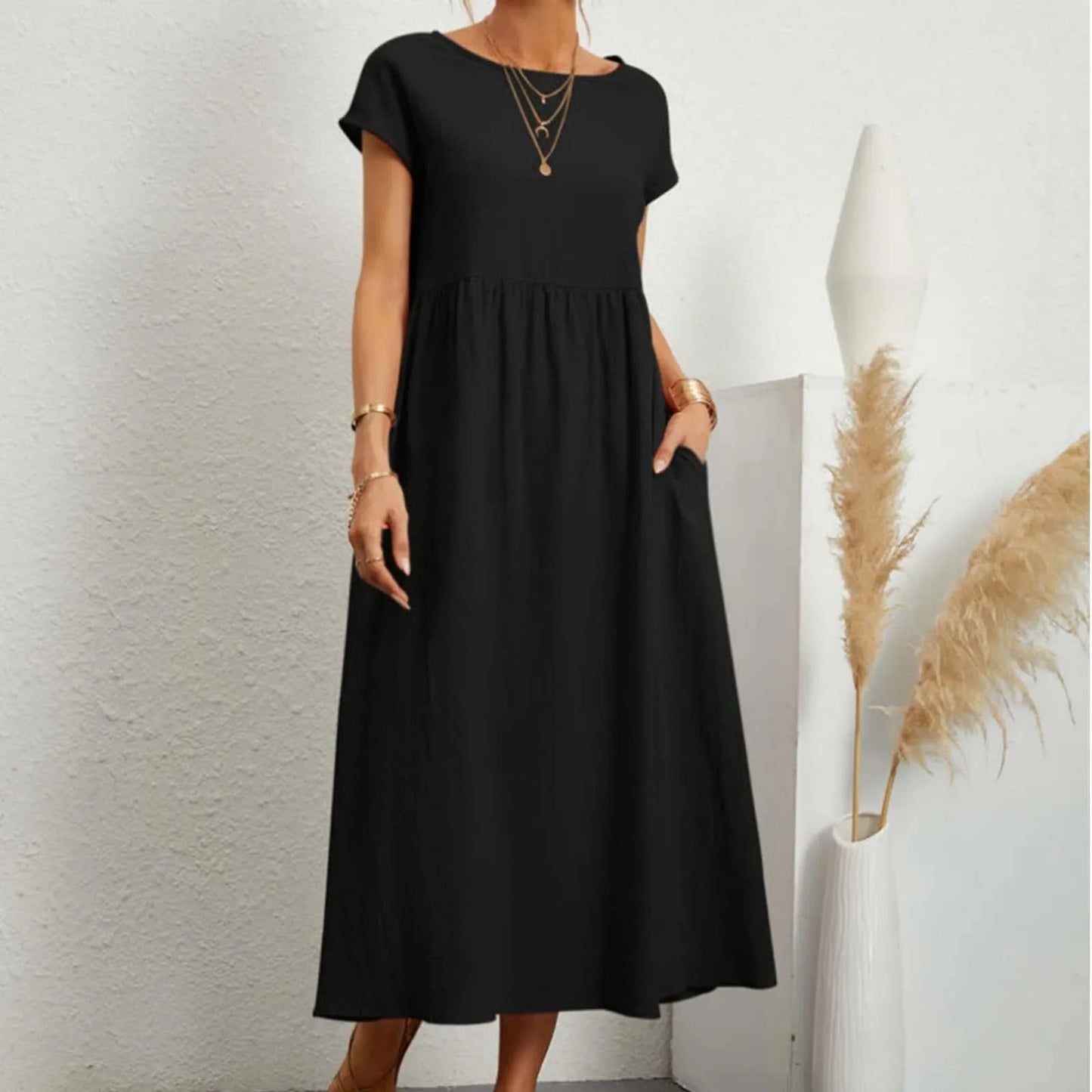 EM | Midikleid mit Seitentasche