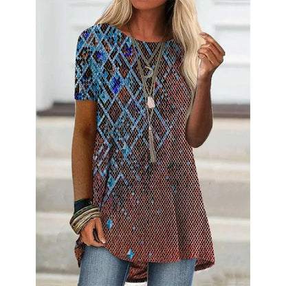 EM | Boho-inspiriertes bedrucktes Hemd