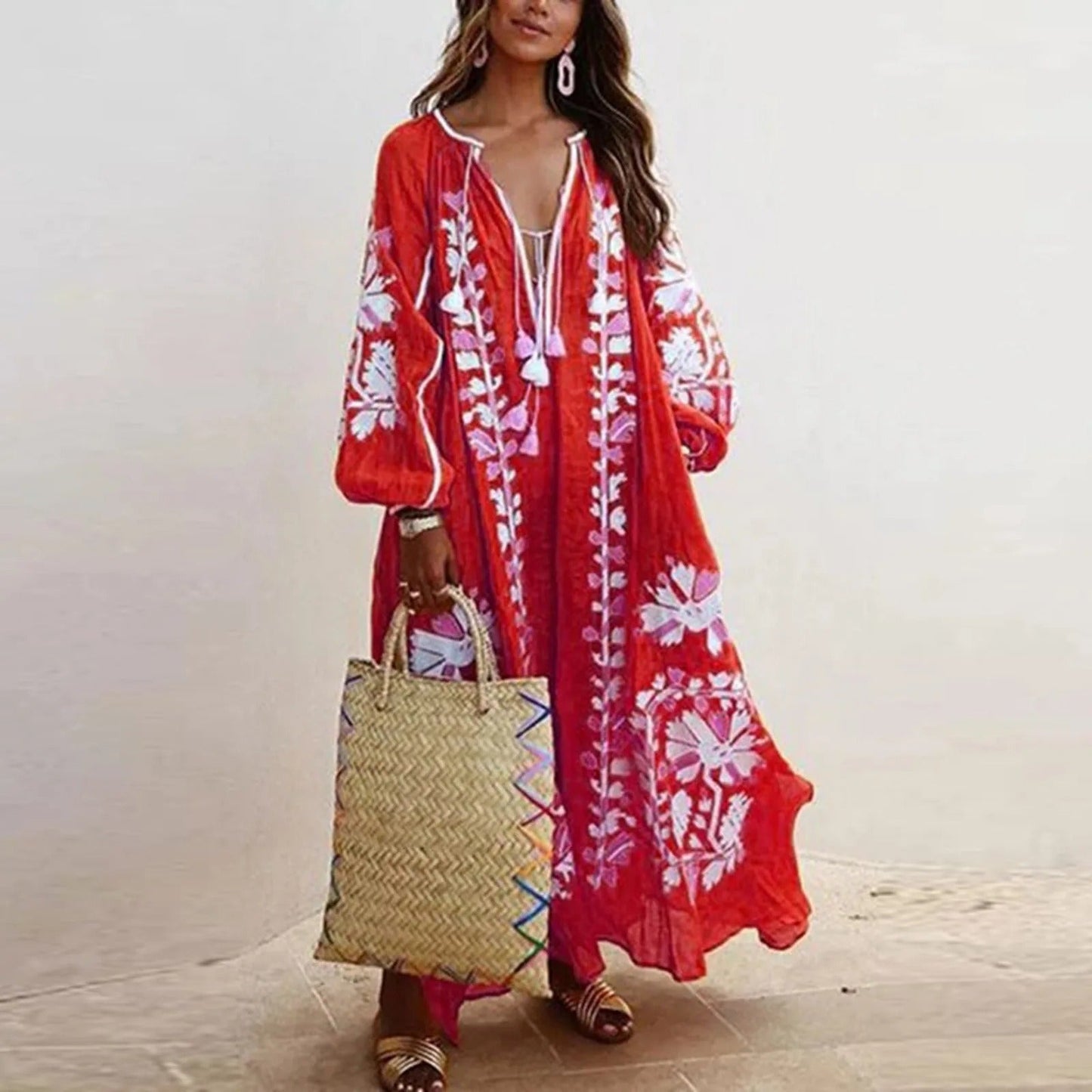 EM | Oversize-Kleider mit Vintage-Print