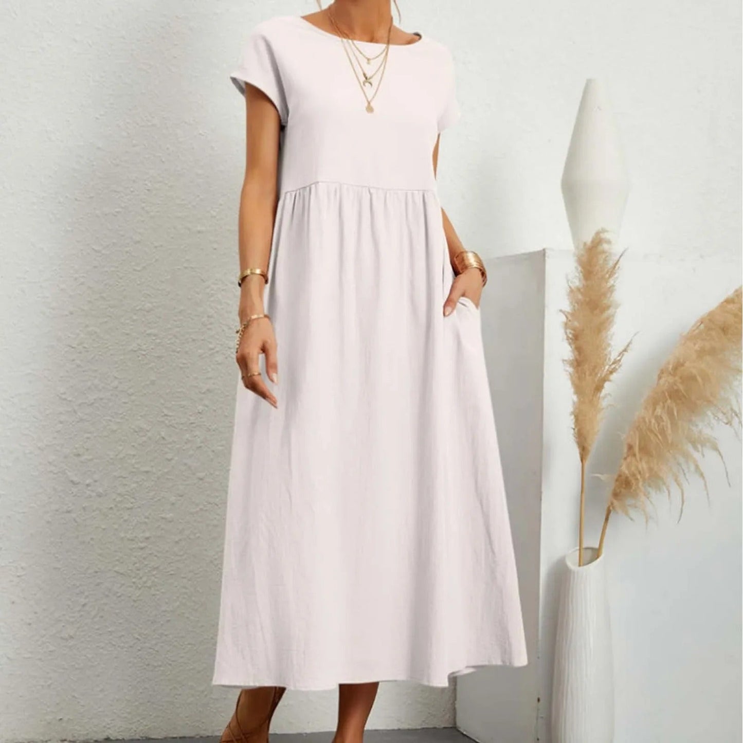 EM | Midikleid mit Seitentasche