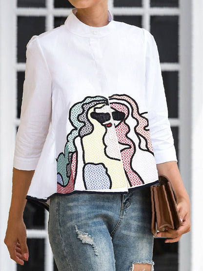 MW | Modische und minimalistische Bluse
